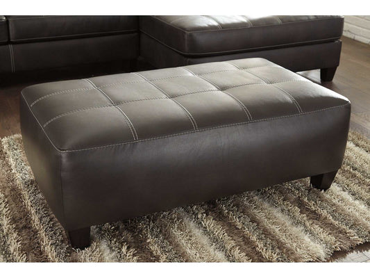 Nokomis Charcoal Oversized Accent Ottoman