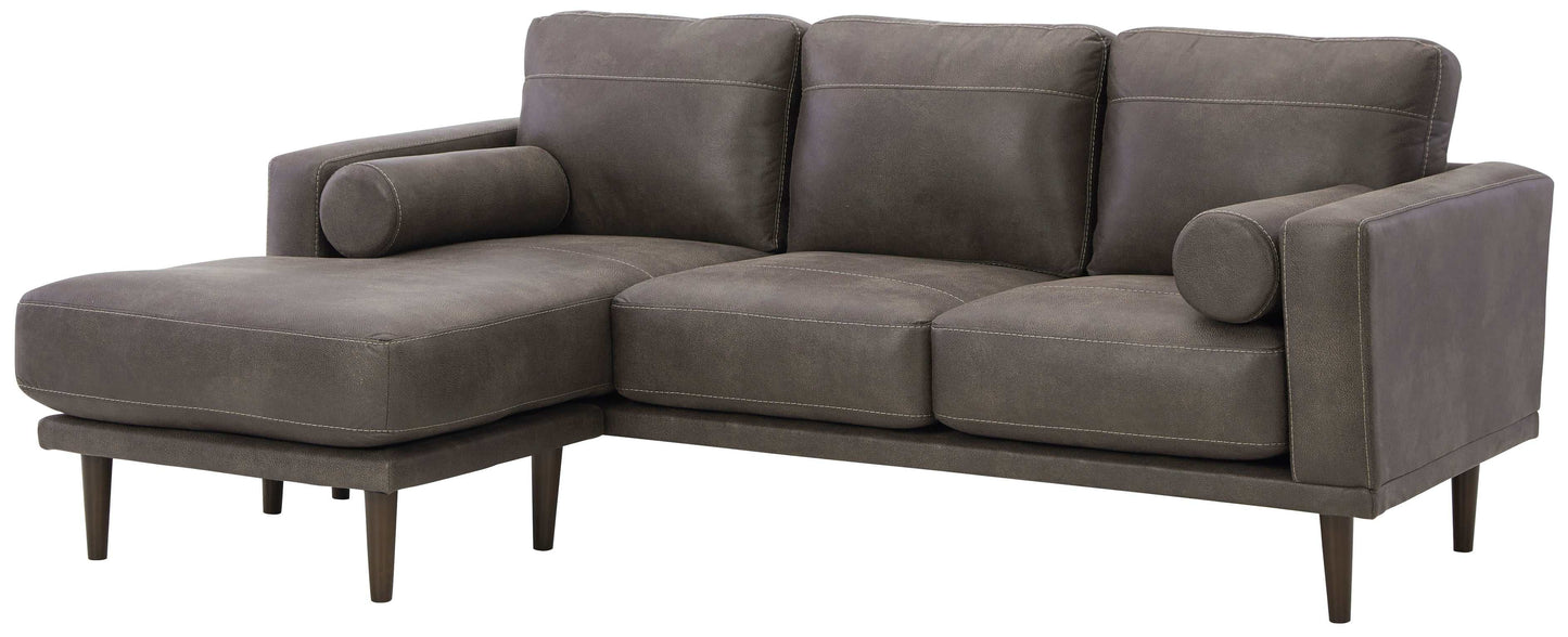 Arroyo Smoke Reversible Sectional Sofa