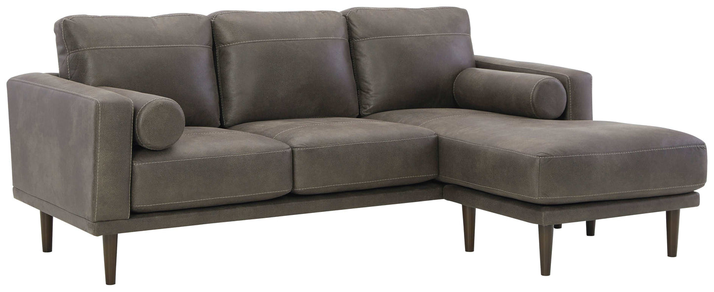 Arroyo Smoke Reversible Sectional Sofa