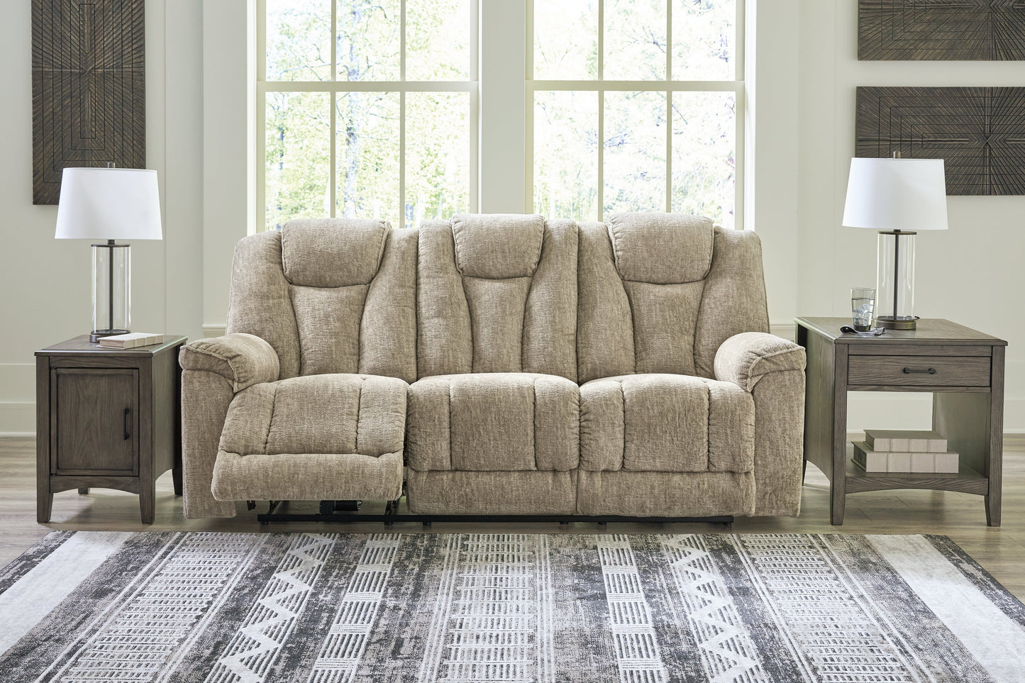 Hindmarsh Stone Power Reclining Sofa