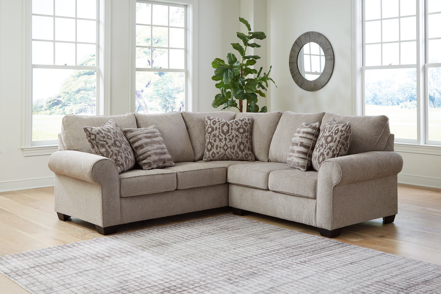 Claireah Umber 2-Piece Sectional