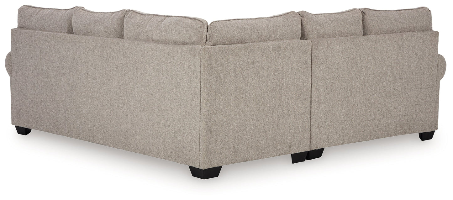 Claireah Umber 2pc Sectional