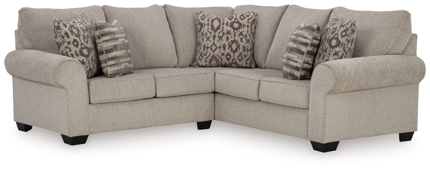 Claireah Umber 2pc Sectional