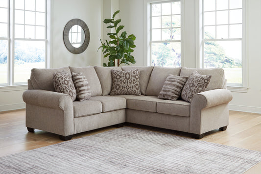 Claireah Umber 2pc Sectional