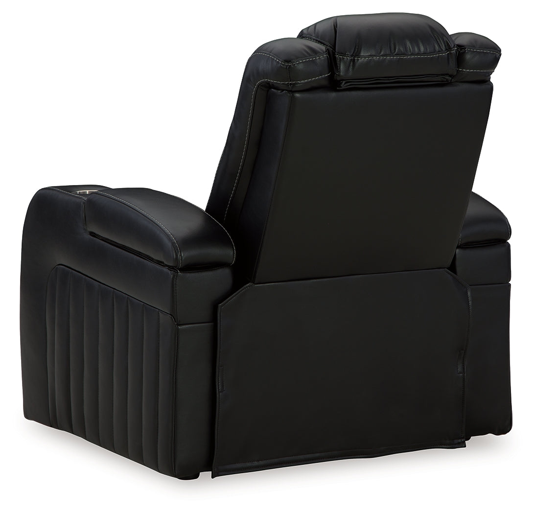 Caveman Den Midnight Power Recliner