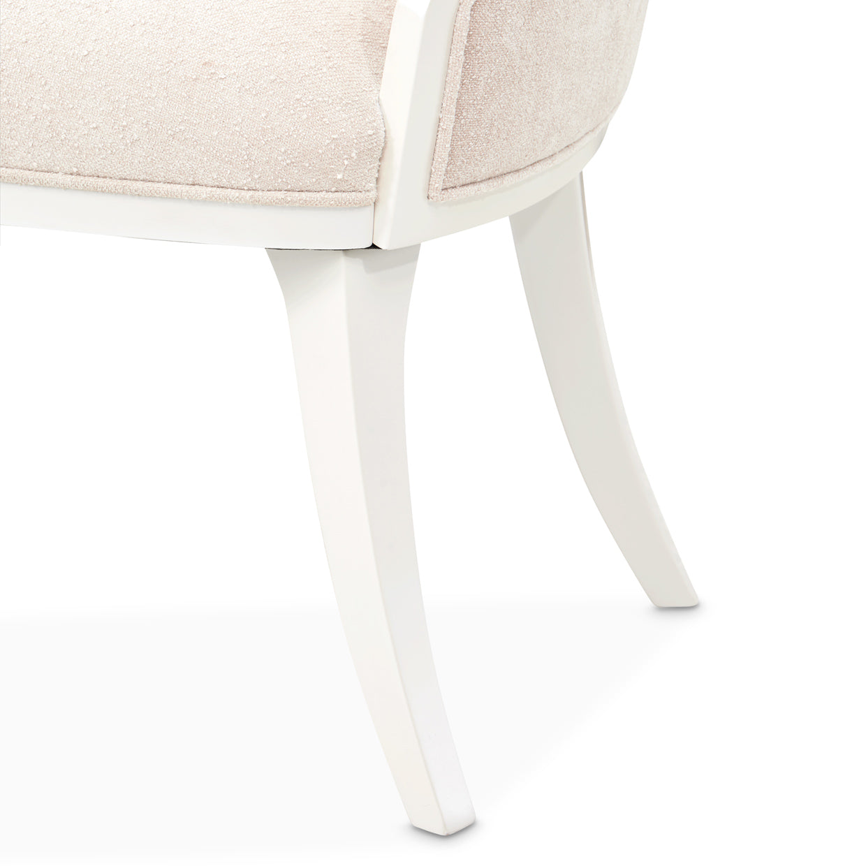 La Marisia Creamy Pearl Vanity Set with Mirror & Chair