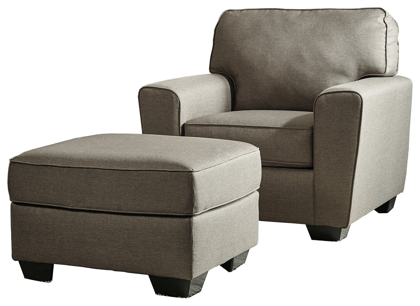 Calicho Cashmere Chair and Ottoman