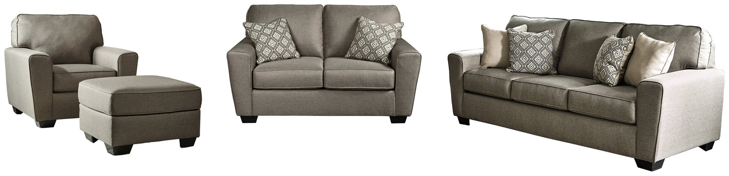 Calicho Cashmere Sofa, Loveseat, Chair and Ottoman