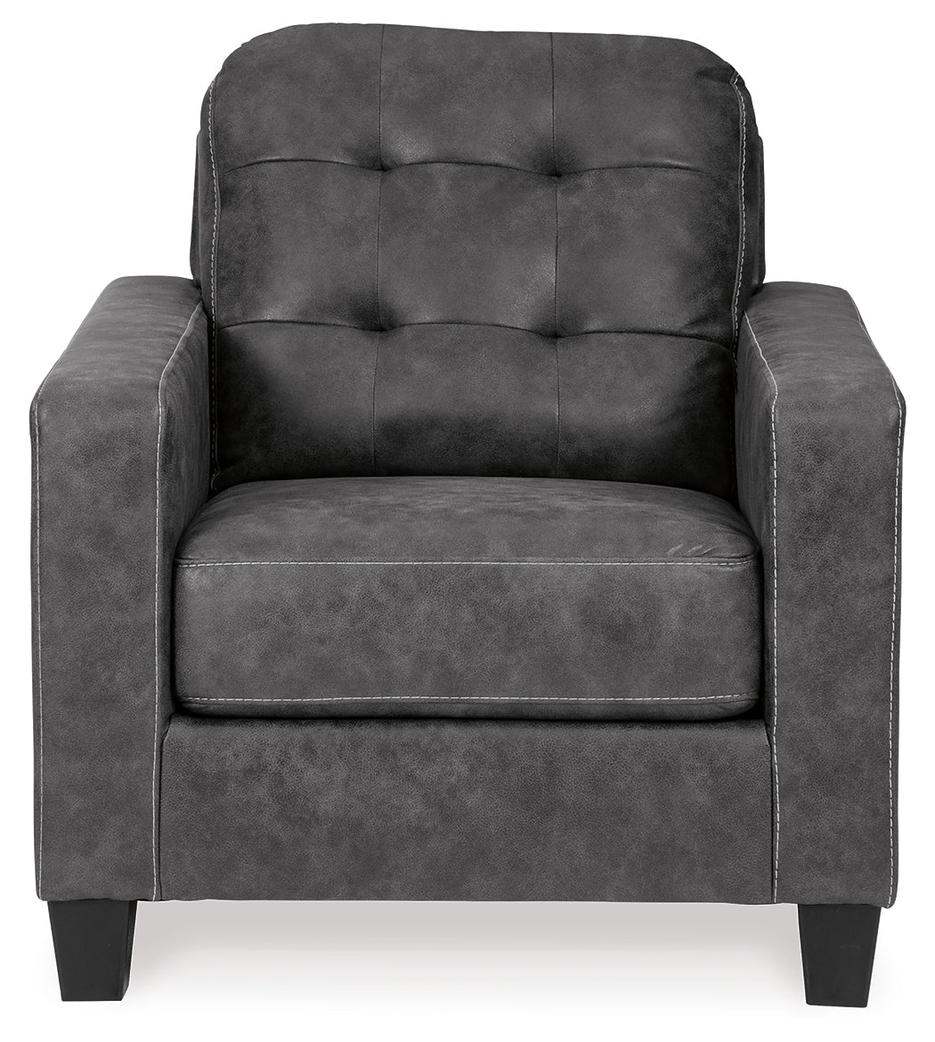 Venaldi Gunmetal Sofa Chaise and Chair