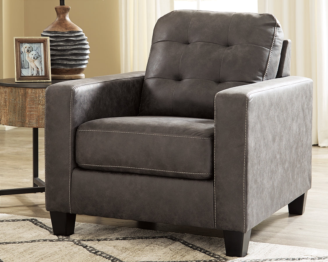 Venaldi Gunmetal Sofa Chaise and Chair