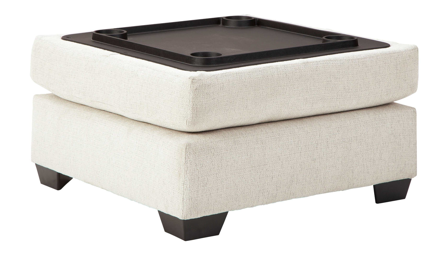 Cambri Snow Ottoman w/ Storage