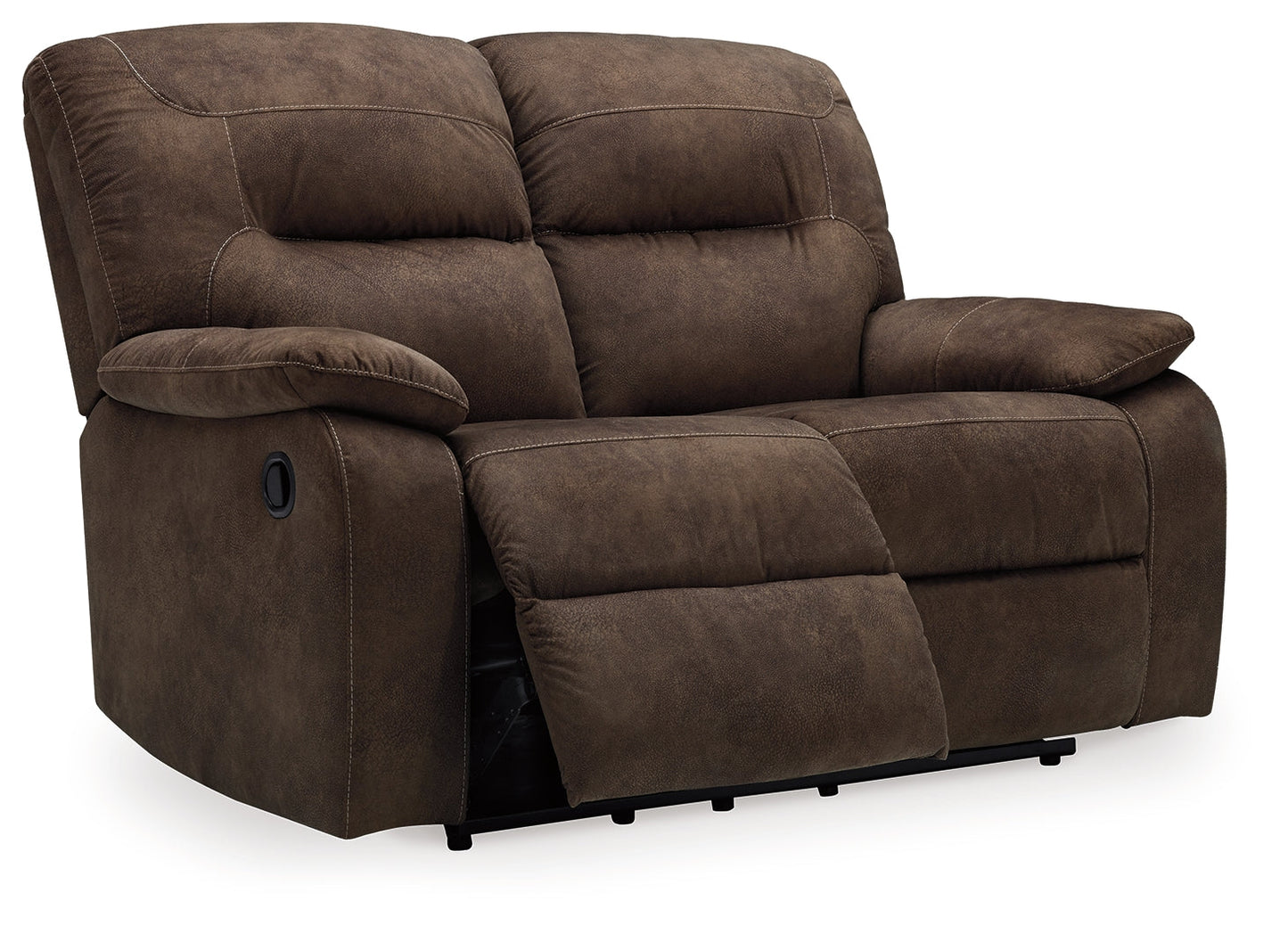 Bolzano Coffee Reclining Sofa and Loveseat with Recliner