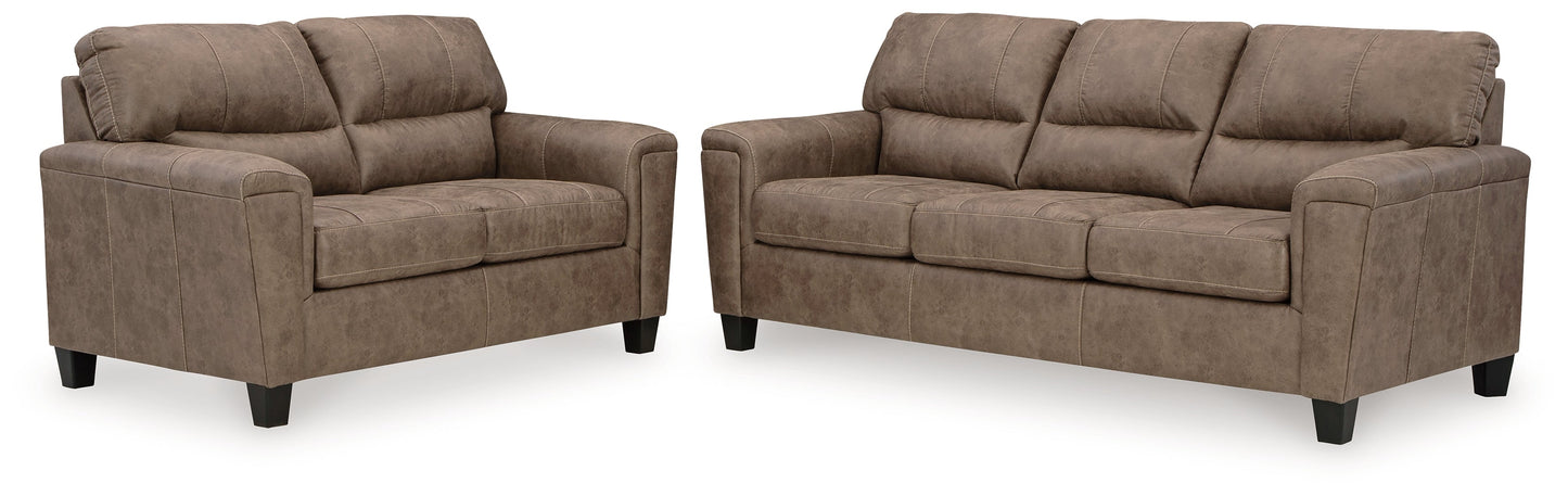 Navi Fossil Sofa and Loveseat