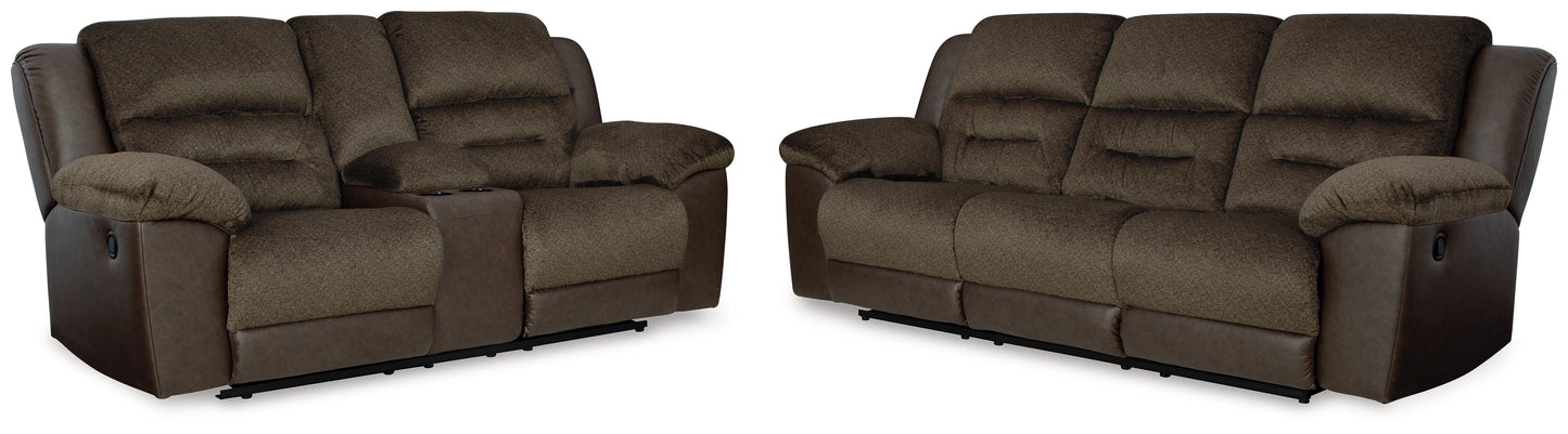 Dorman Reclining Sofa and Loveseat