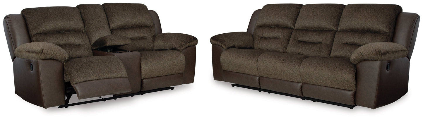 Dorman Reclining Sofa and Loveseat