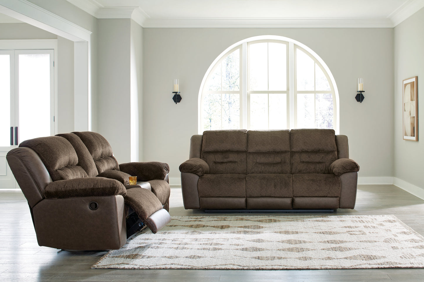 Dorman Reclining Sofa and Loveseat