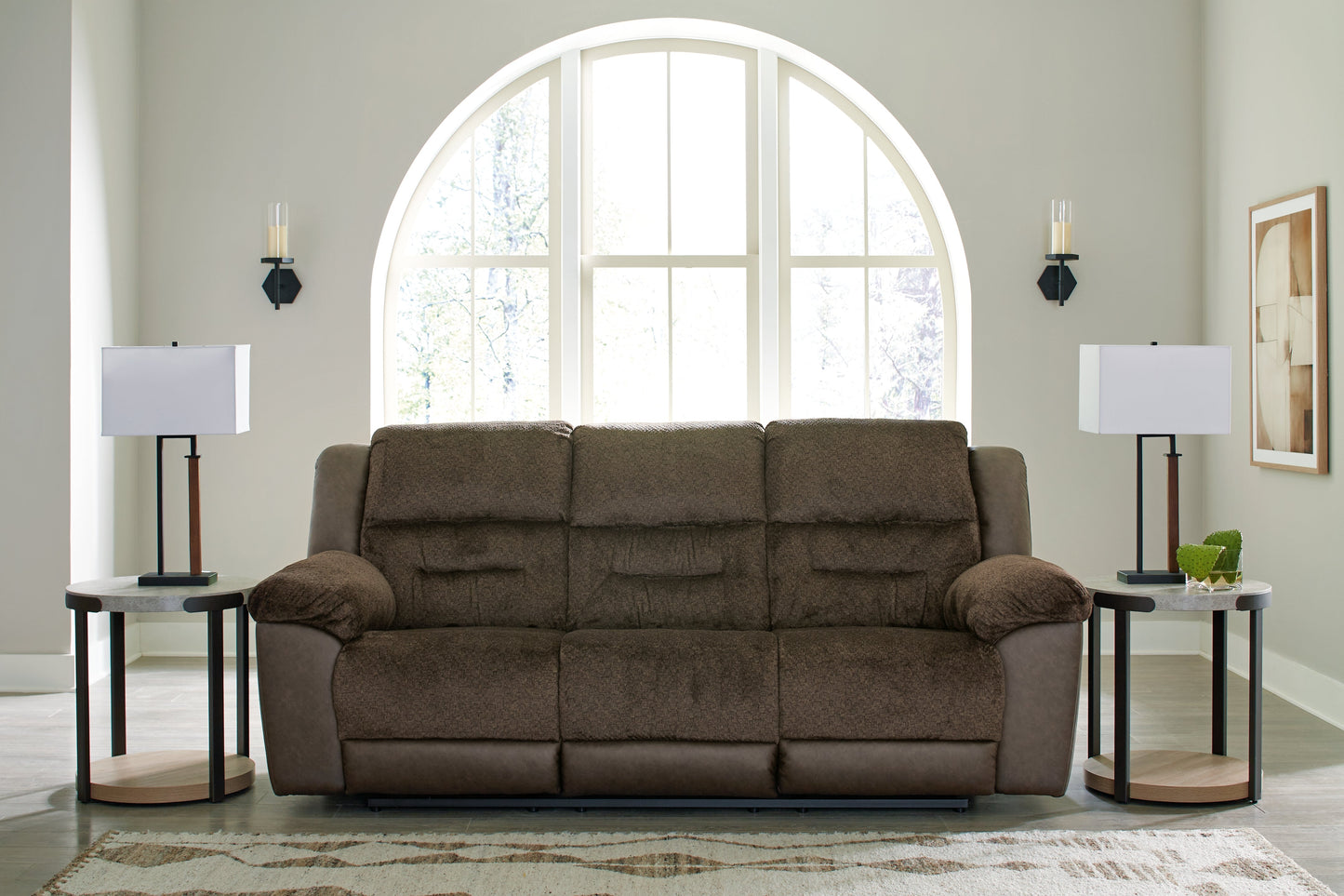 Dorman Brown Reclining Sofa