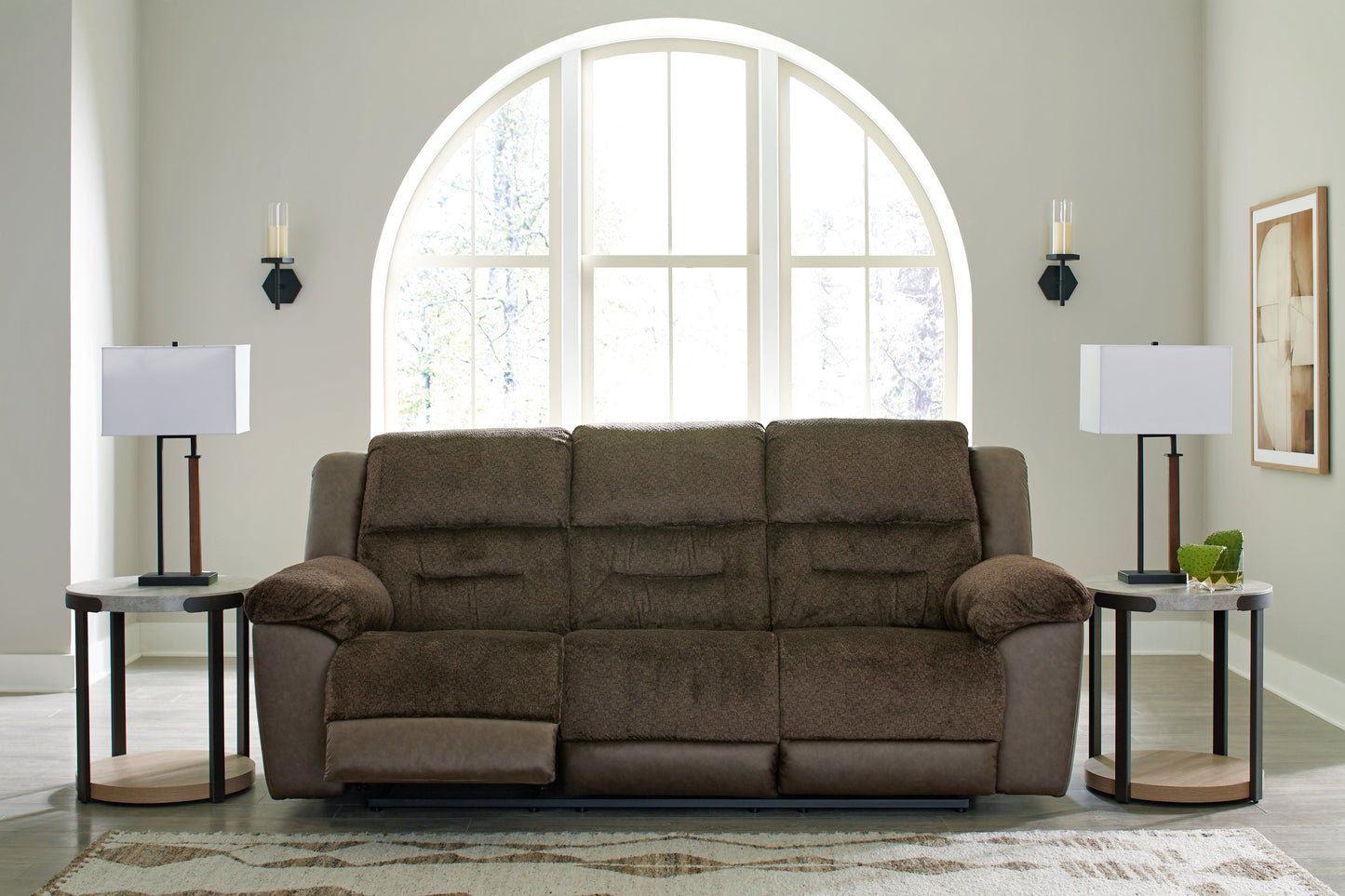 Dorman Brown Reclining Sofa