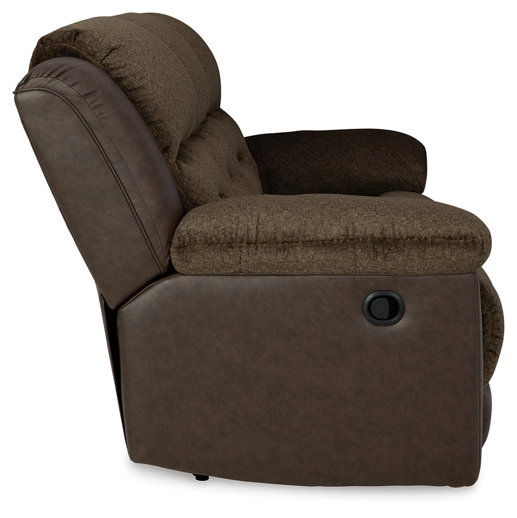 Dorman Brown Reclining Sofa