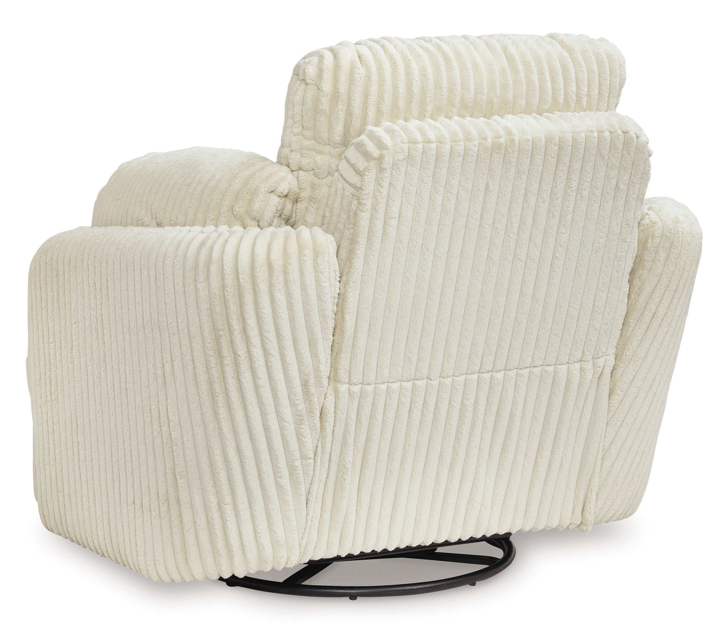 Tie-Breaker Ivory Swivel Glider Recliner