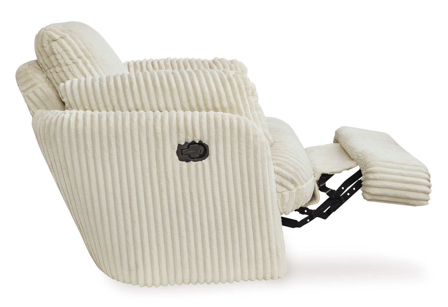 Tie-Breaker Ivory Swivel Glider Recliner