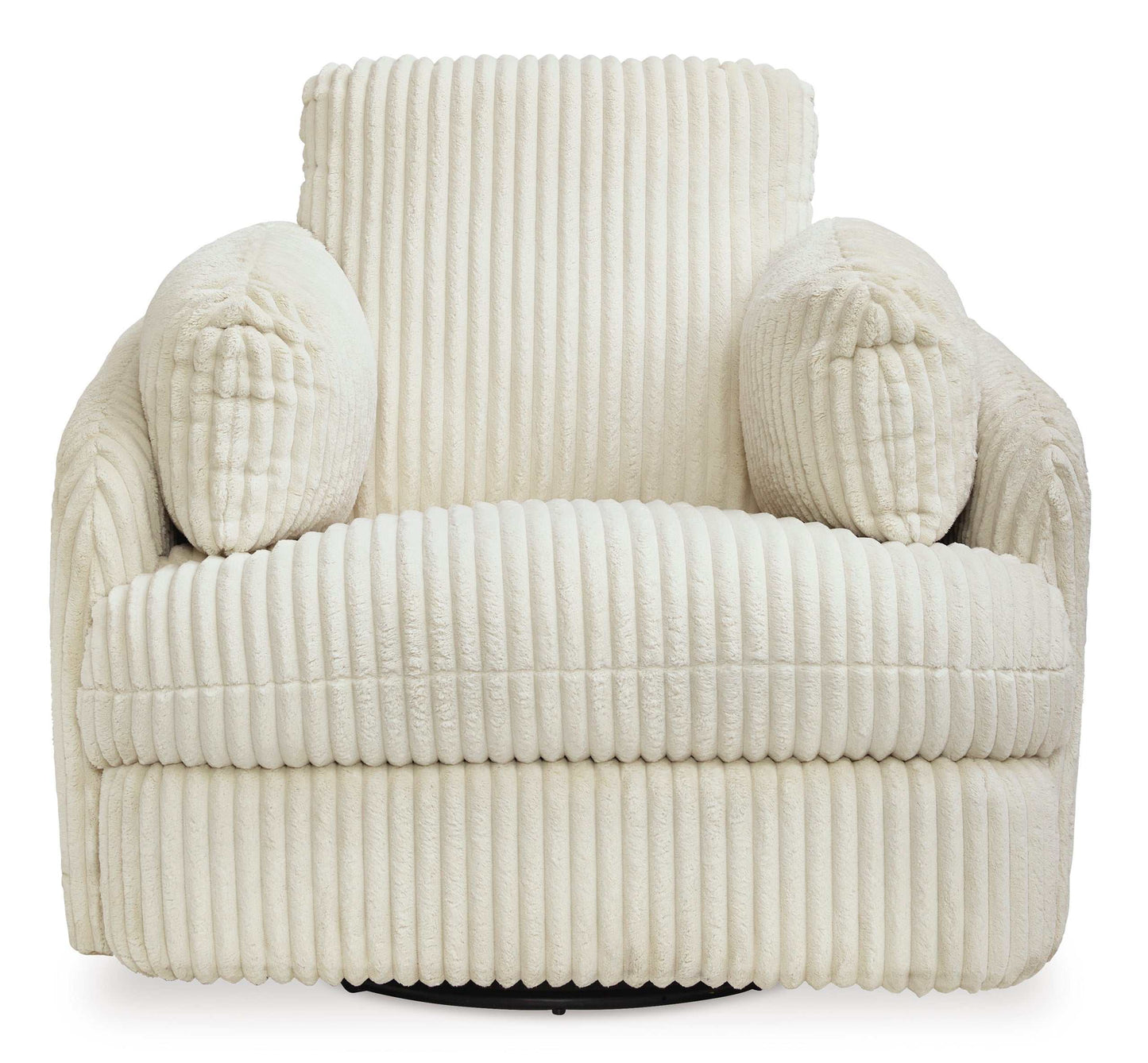 Tie-Breaker Ivory Swivel Glider Recliner