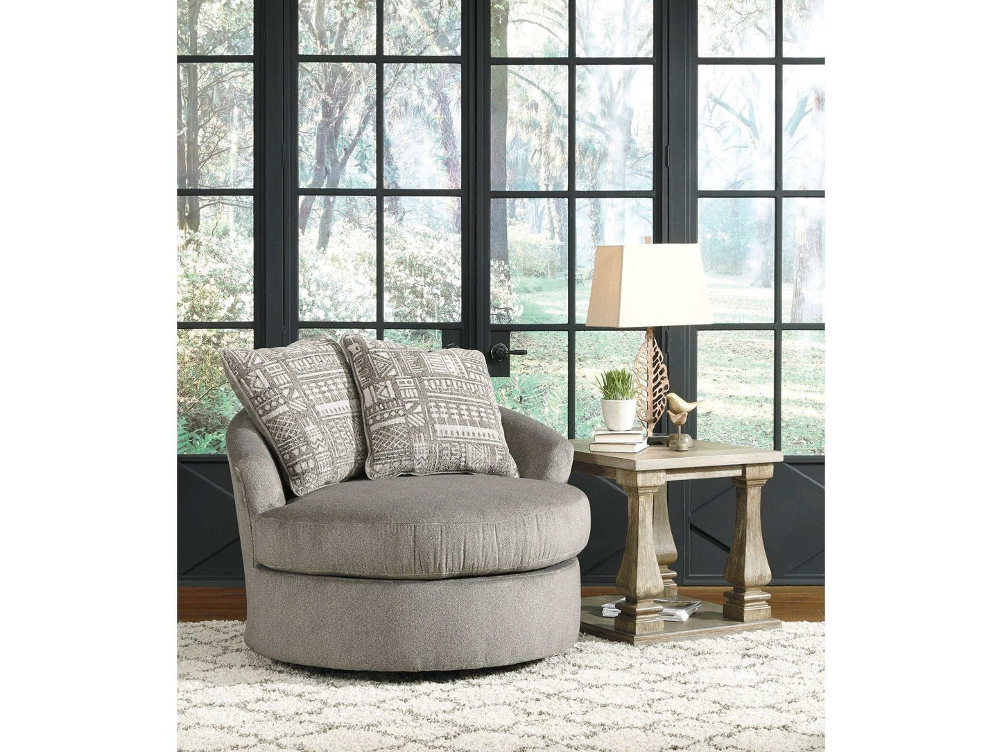 Soletren Ash Swivel Accent Chair