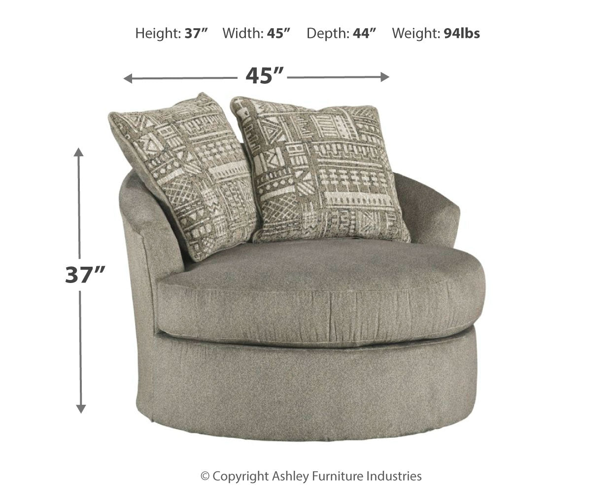 Soletren Ash Sofa, Loveseat and Accent Chair