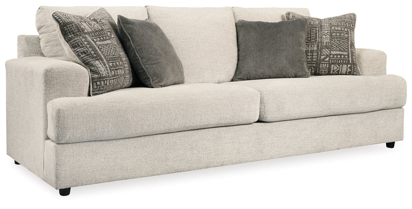 Soletren Stone Sofa, Loveseat, and Ottoman