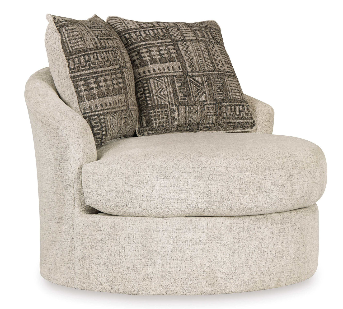 Soletren Stone Swivel Accent Chair