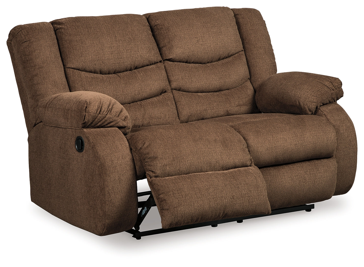 Tulen Brown Reclining Loveseat and Recliner