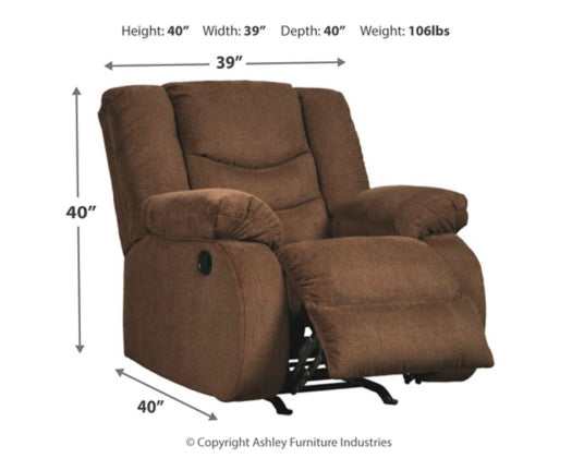 Tulen Fabric UPH Rocking Motion Recliner