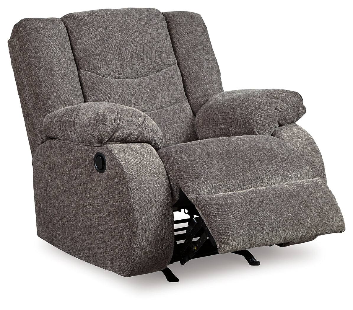 Tulen Gray Reclining Loveseat and Recliner