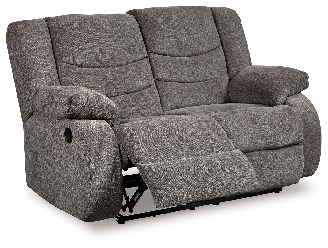 Tulen Gray Reclining Loveseat and Recliner