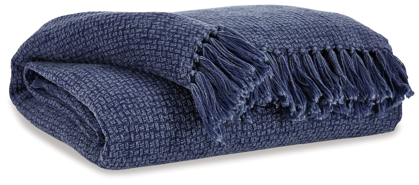 Yasmin Navy Throw (Set of 3)