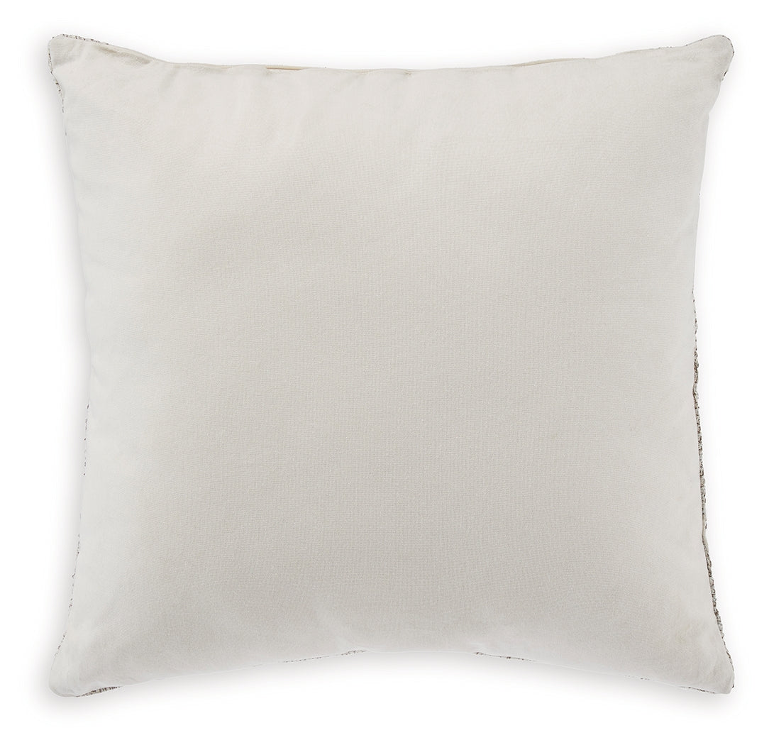 Carddon Brown/White Pillow (Set of 4)