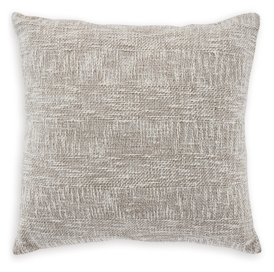 Carddon Brown/White Pillow (Set of 4)