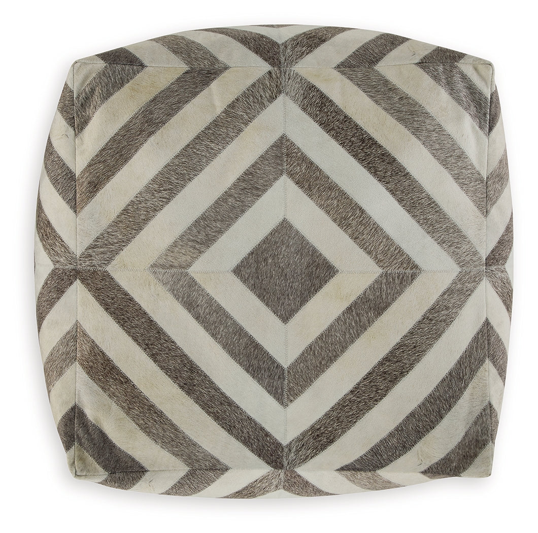 Hartselle Brown Pouf