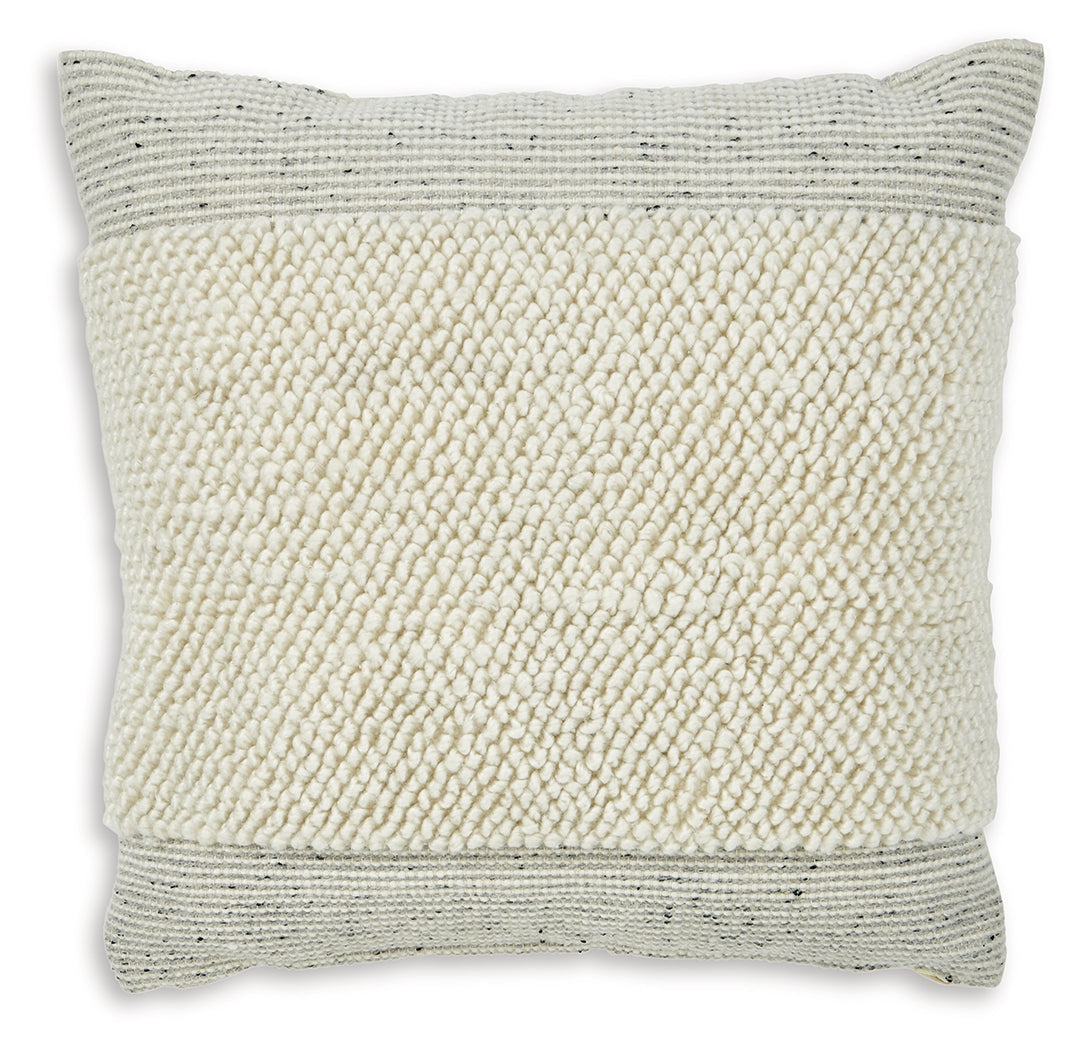 Rowcher Gray/White Pillow