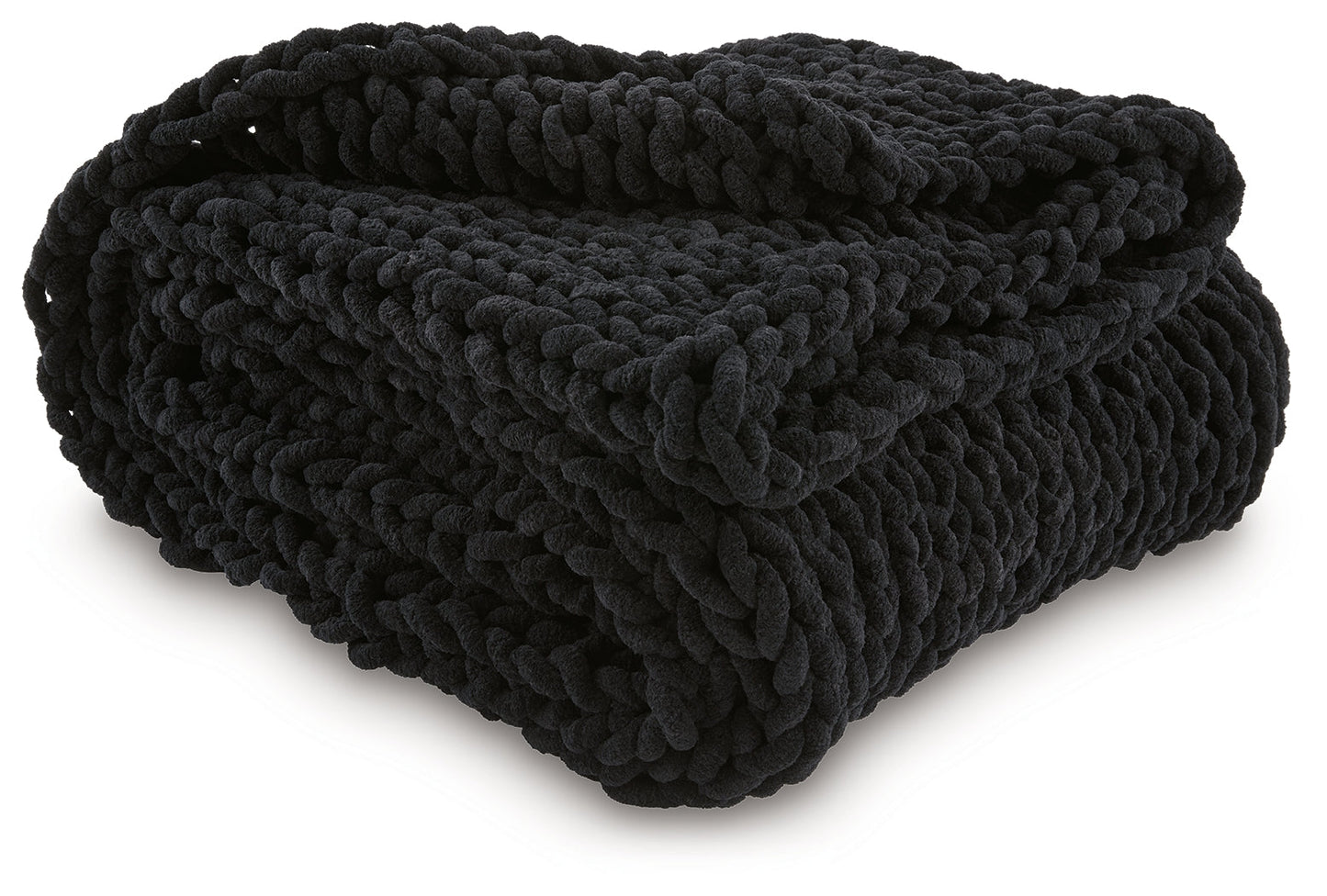 Chaddon Black Throw (Set of 3)