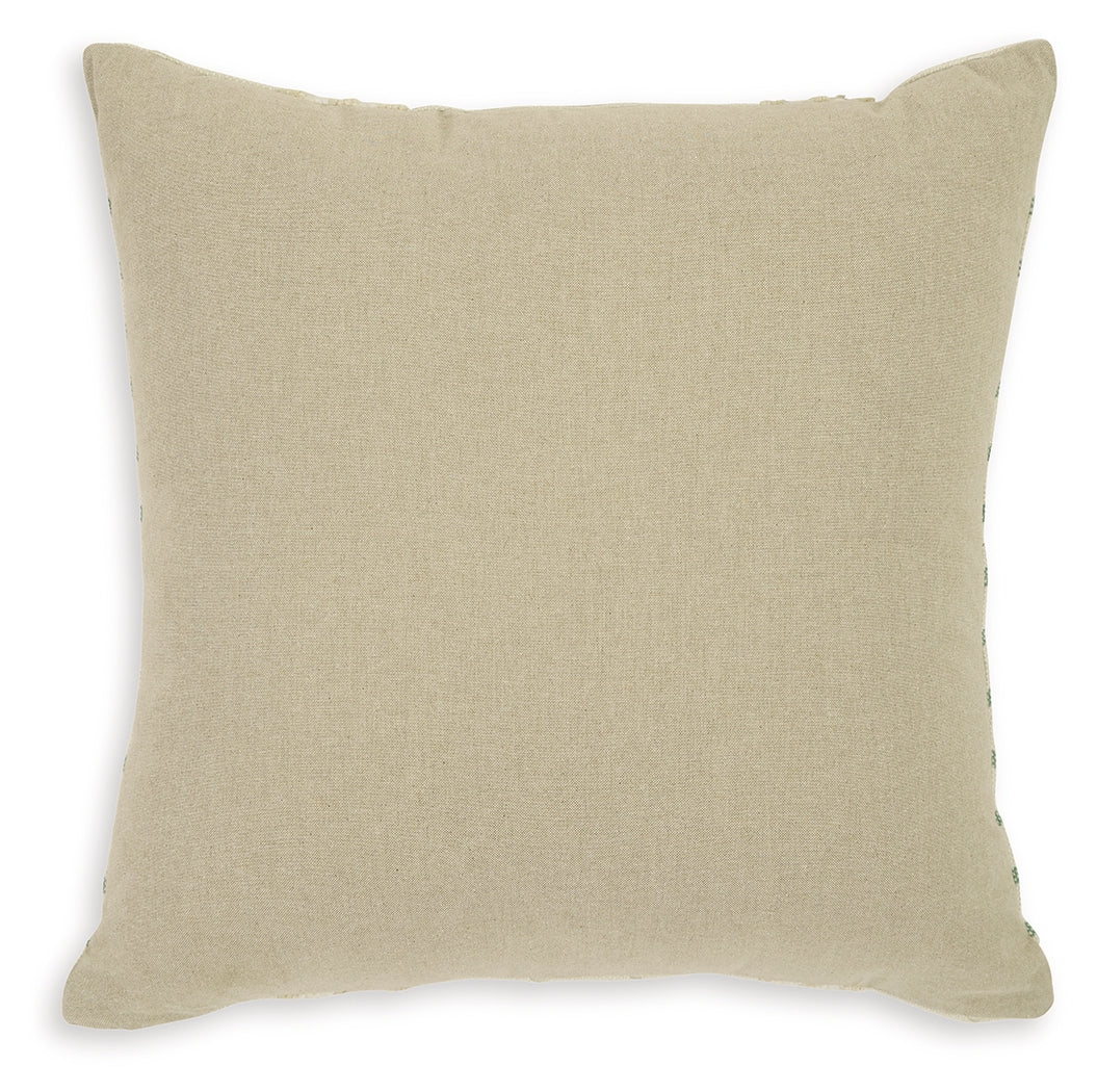 Rowton White/Green Pillow (Set of 4)