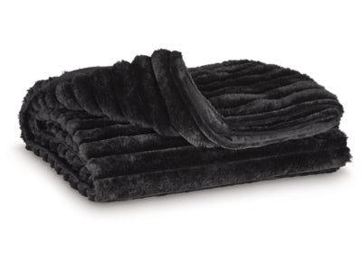 Alsonwell Black Throw - Ornate Home