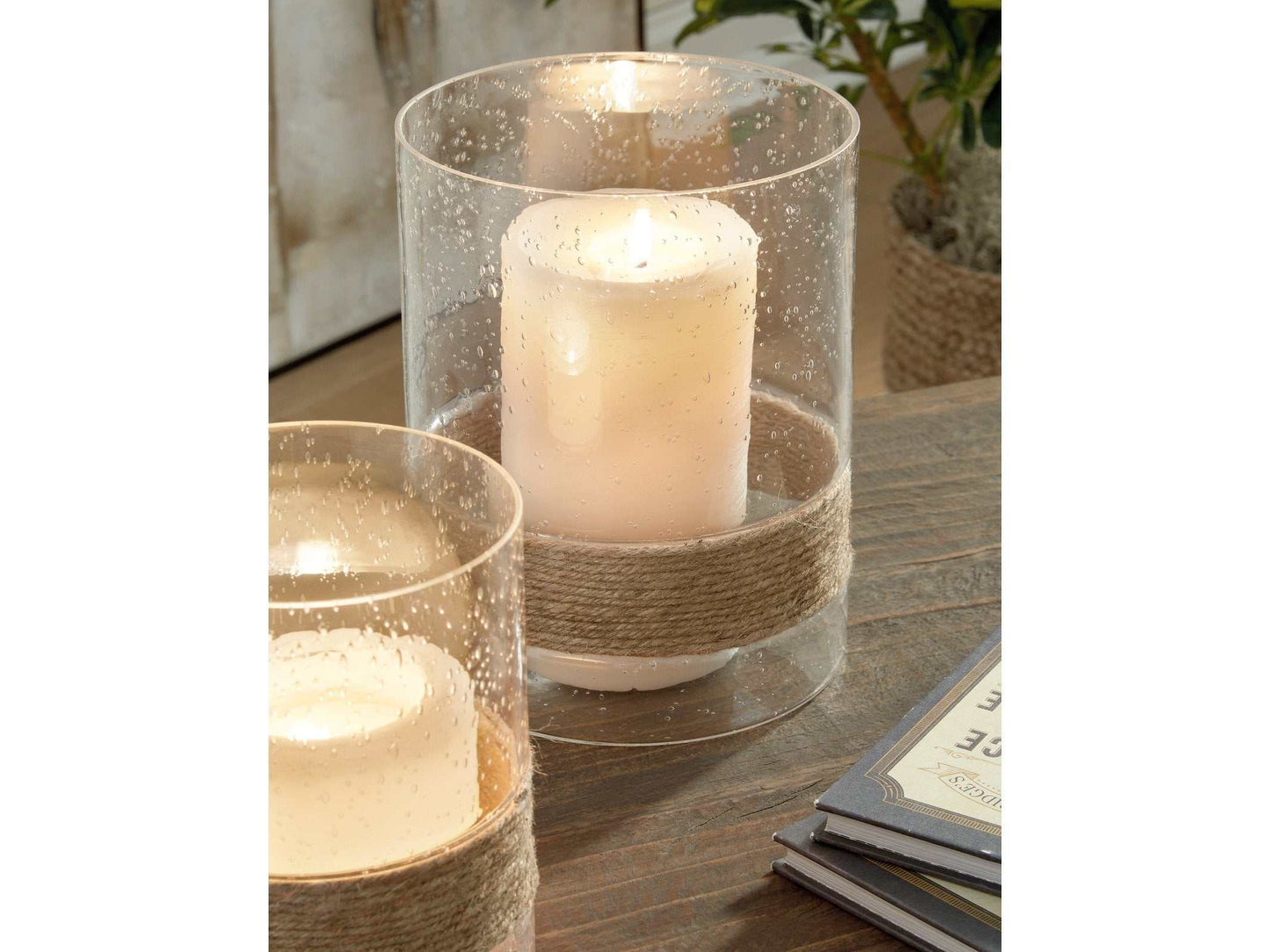 Eudocia Clear Candle Holder (Set of 2)