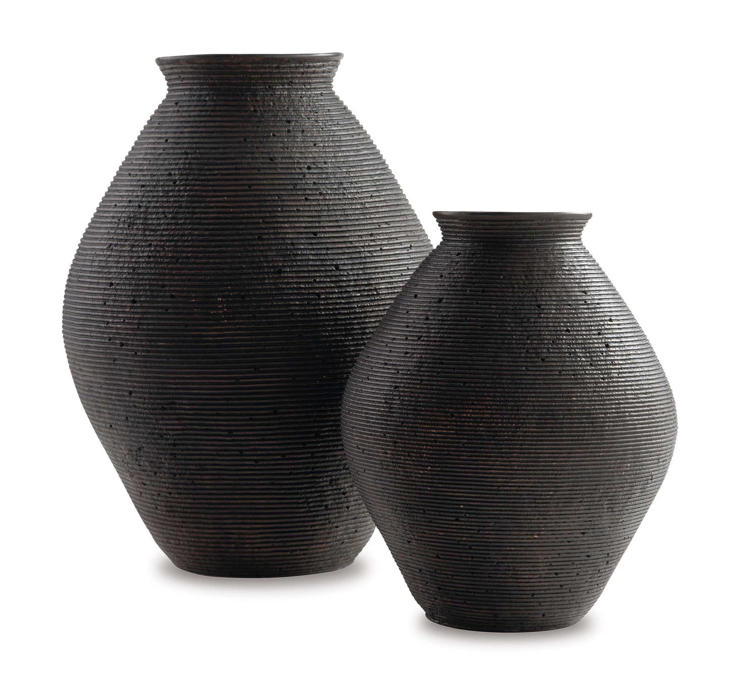 Hannela Antique Brown Vase (12"H)