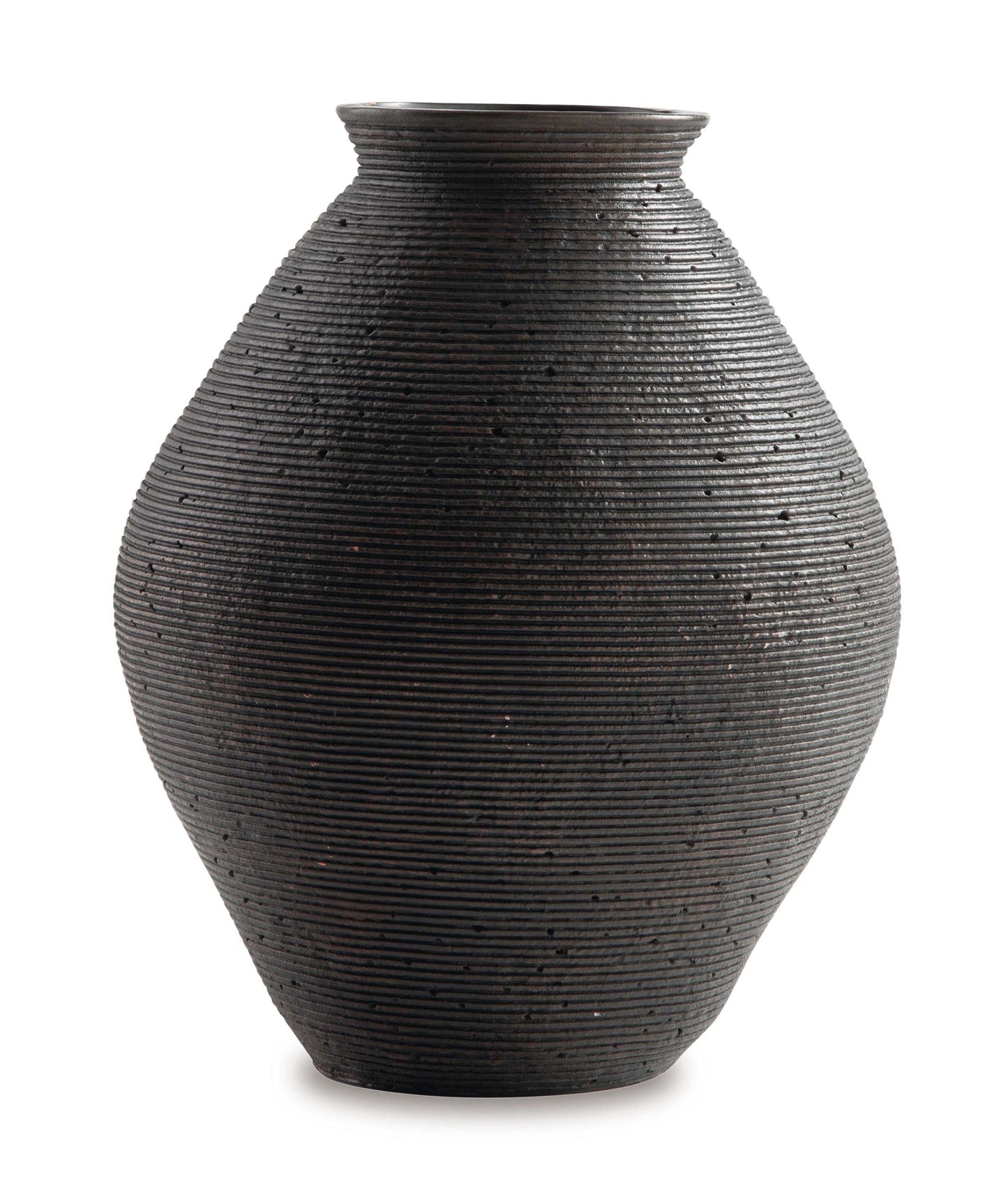 Hannela Antique Brown Vase (12"H)
