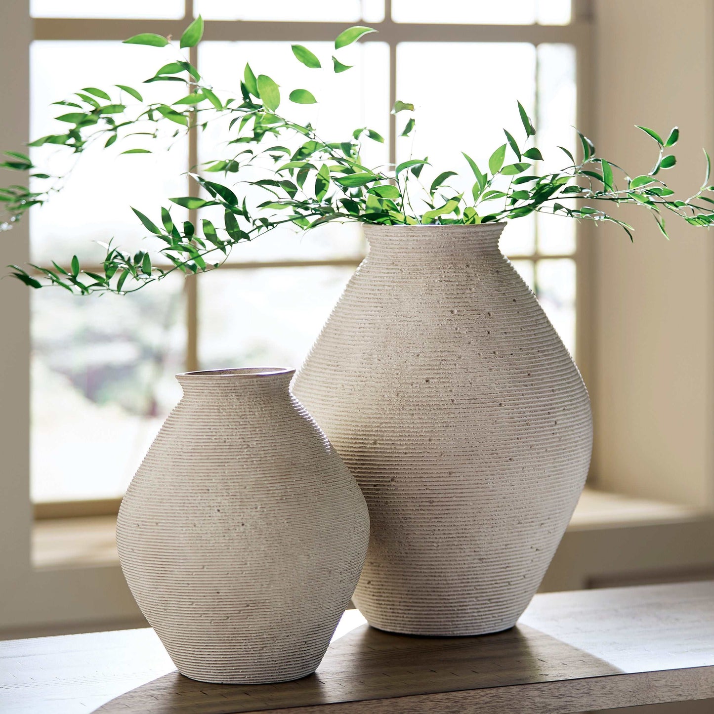 Hannela Antique Tan Vase (12" H)