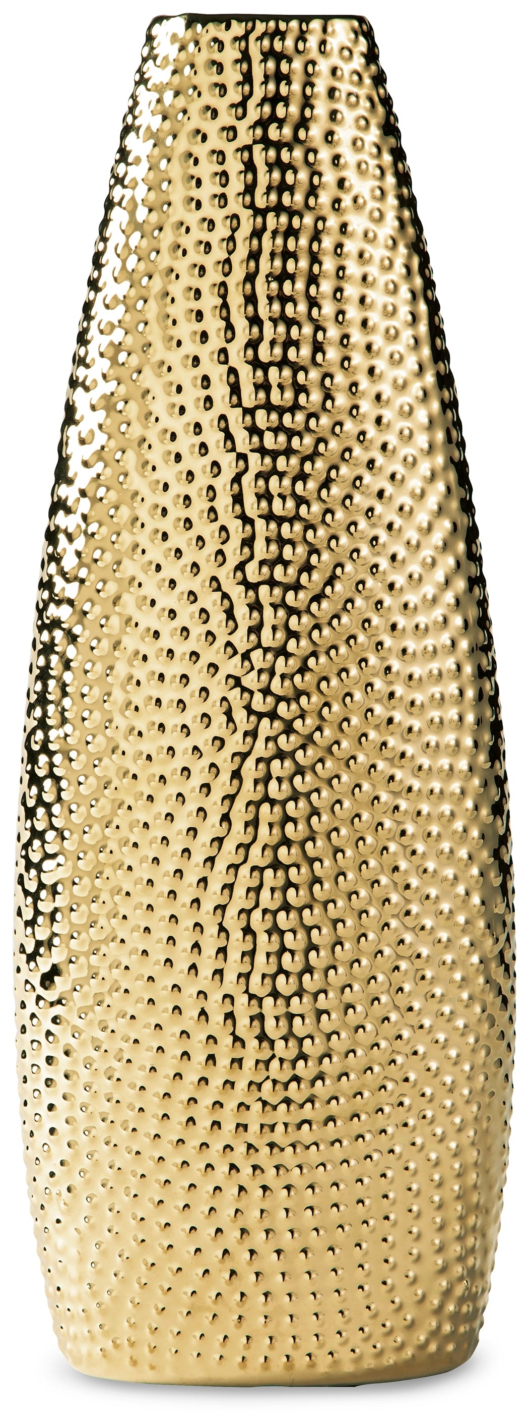 Efim Gold Finish Vase (13.75" H)