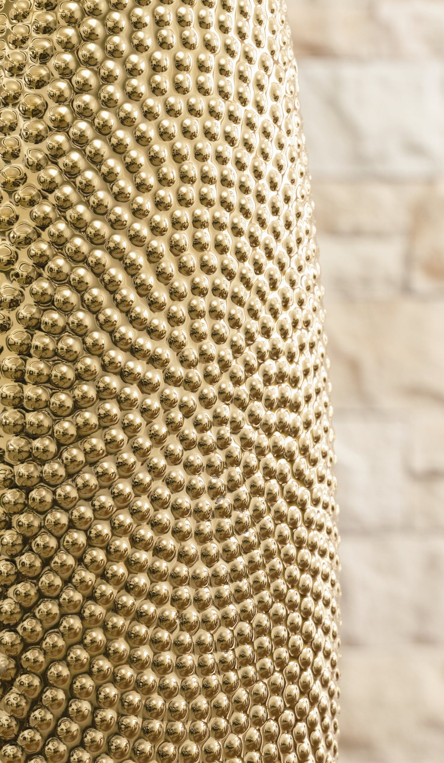 Efim Gold Finish Vase (13.75" H)