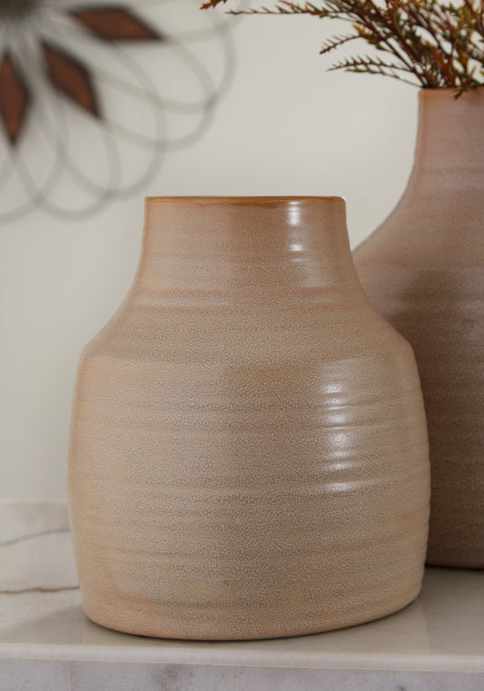 Millcott Tan Vase (Set of 2)