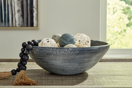 Meadie Distressed Blue Bowl